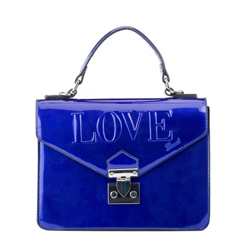 Geanta de mana de dama, Gaudi, Model Lovely V9AI-V9AI-71370, Piele ecologica, Efect lucios, Violet, 24x18x9 Geanta de mana de dama, Gaudi, Model Lovely V9AI-V9AI-71370, Piele ecologica, Efect lucios, Violet, 24x18x9