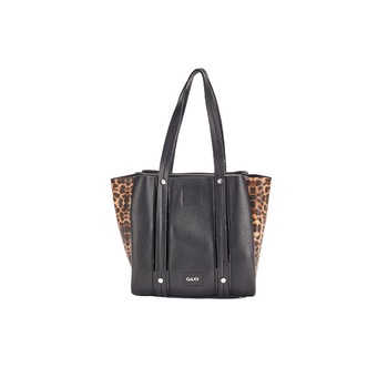Geanta tote mica de dama, Gaudi, Model Anya Macula V9AI-71411, Mica, Piele ecologica, Negru, 24x23x13 Geanta tote mica de dama, Gaudi, Model Anya Macula V9AI-71411, Mica, Piele ecologica, Negru, 24x23x13