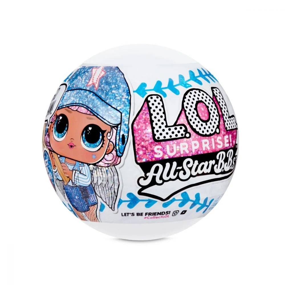 Papusa LOL Surprise All Star B.B.s.- Baseball, 8 Surprize, S1, Blue