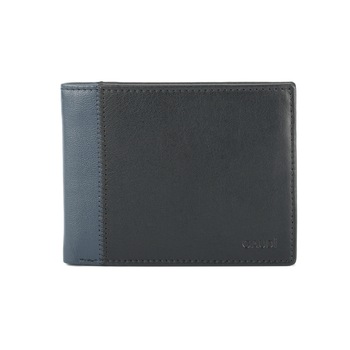 Portofel barbati, Gaudi, Model Luis V9AI-67880, Compartimente carduri, Piele naturala, Negru cu albastru Portofel barbati, Gaudi, Model Luis V9AI-67880, Compartimente carduri, Piele naturala, Negru cu albastru