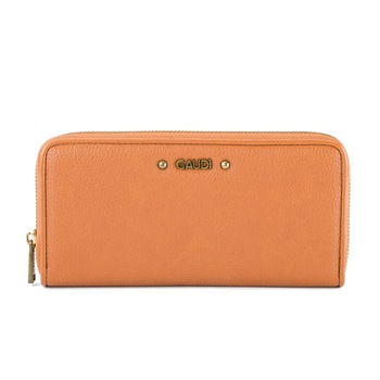 Portofel de dama, Gaudi, Model Laila V9AI-71335, Piele ecologica, Mare, Maro-caramiziu, 20x11x2 Portofel de dama, Gaudi, Model Laila V9AI-71335, Piele ecologica, Mare, Maro-caramiziu, 20x11x2