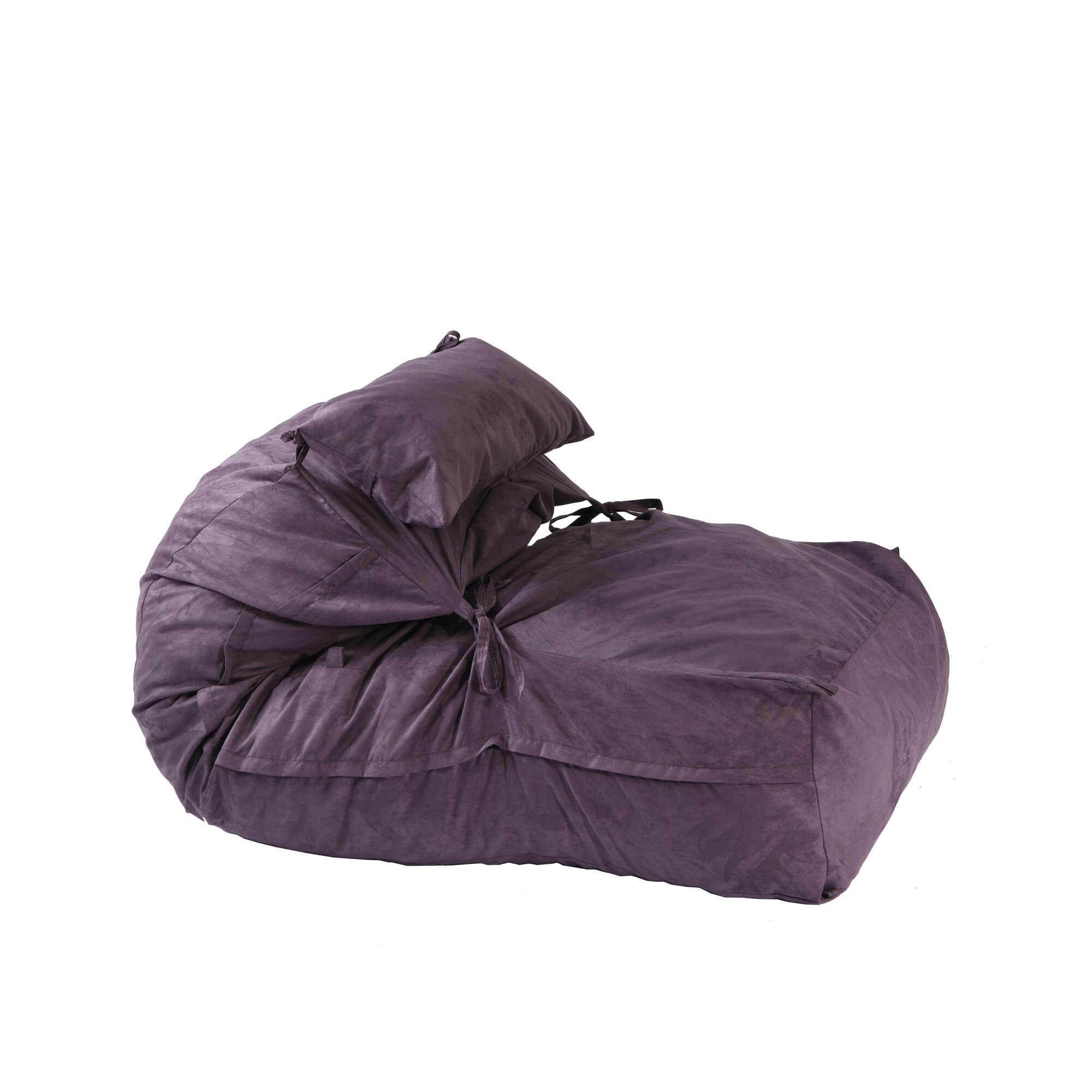 Fotoliu Pufrelax Yoga XL cu perna Magnetic Ink (Gama Premium Textil) umplut cu fulgi de burete memory mix