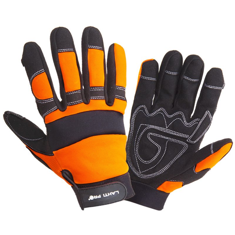 Manusi elastan, intarite, capitonate vizibil, Profi Tools, marimea 8 / M