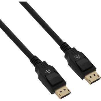 Cablu A+ Displayport,8K@60HZ, aurit, dublu ecranat, 2 m Cablu A+ Displayport,8K@60HZ, aurit, dublu ecranat, 2 m