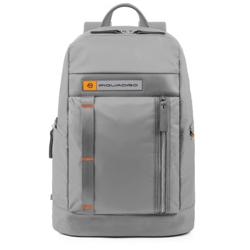 Rucsac Piquadro, din nylon regenerat BIO si piele, portlaptop 15,6'' / air-ipad 9,7''/11'', BCA4545BIO/GR, gri Rucsac Piquadro, din nylon regenerat BIO si piele, portlaptop 15,6'' / air-ipad 9,7''/11'', BCA4545BIO/GR, gri