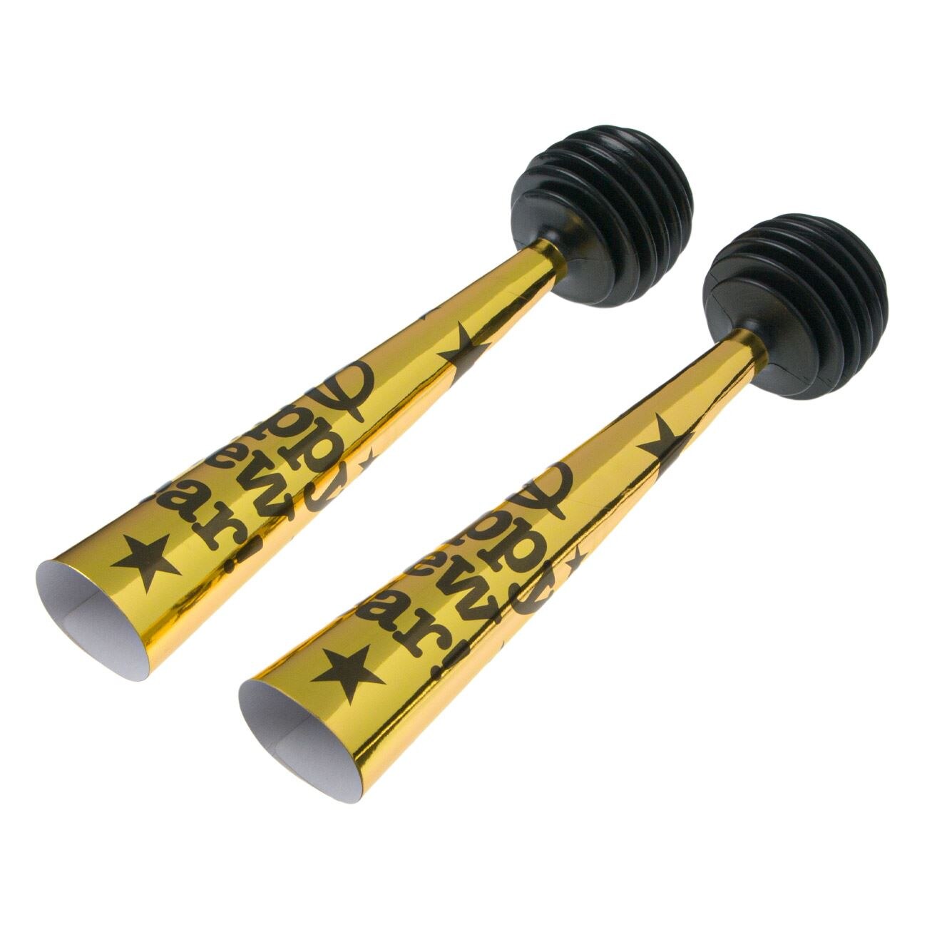 Set trompete pentru sarbatori, Zola®, 2 bucati, model Happy New Year