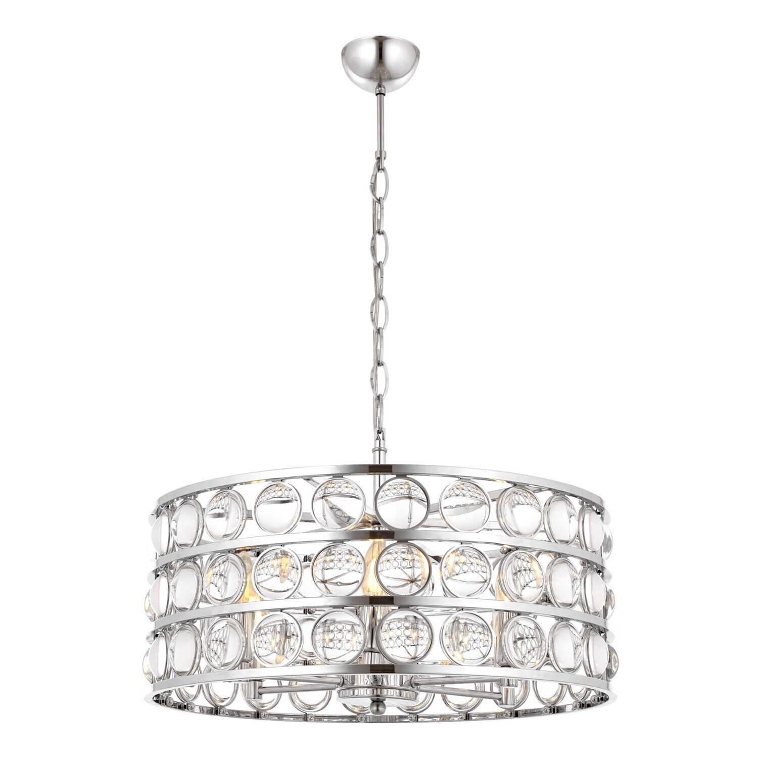 Lustra Avonni AV-1701-K53, 6x 40 W ,E14, Crom