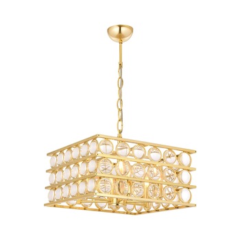 Lustra Avonni AV-1701-S45X45, 6x 40 W ,E14, Galben Lustra Avonni AV-1701-S45X45, 6x 40 W ,E14, Galben