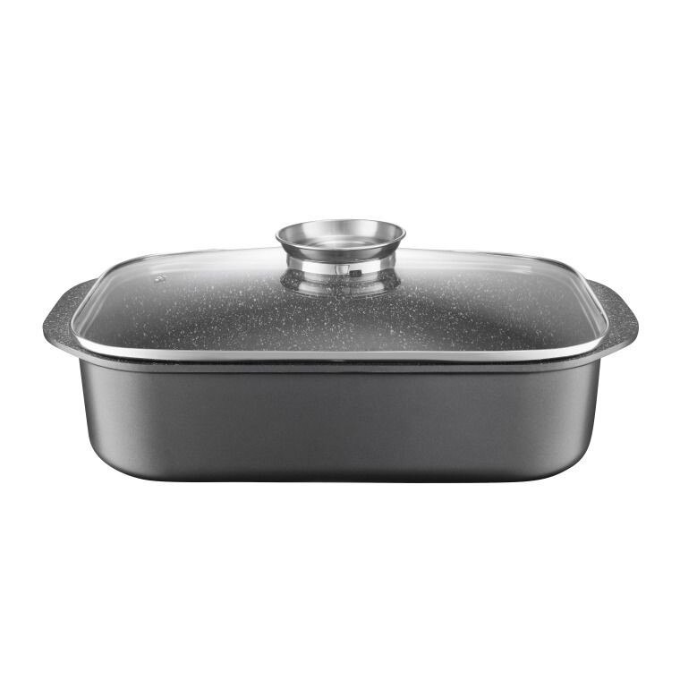 Tava pentru prajit cu capac Ambition Aroma Knob System 40cm