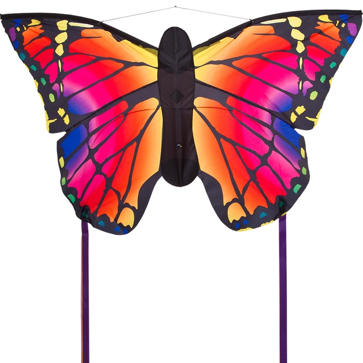Хвърчило Invento HQ Butterfly Ruby "L", Многоцветно, 130х80 см., с 1 линия за управление