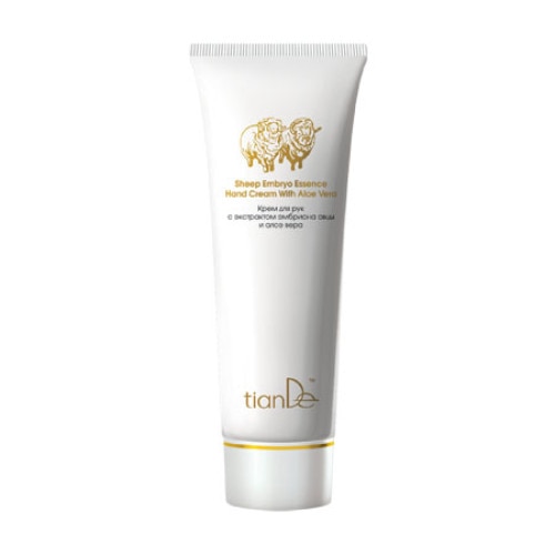 Crema de maini cu extract de embrioni de oaie si Aloe Vera, TianDe, 80g
