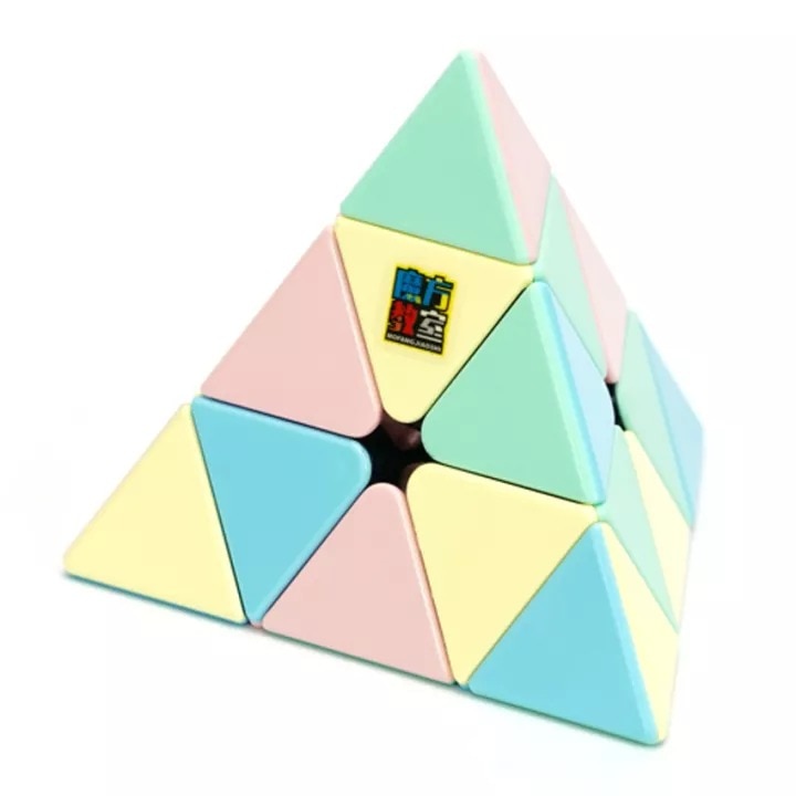 Cub Rubik 3x3x3 Moyu MoFang Meilong Pyraminx, Stickerless macaron, 254CUB