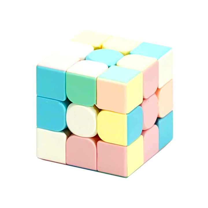 Cub Magic 3x3x3 Moyu MoFang Meilong, Stickerless macaron, 245CUB