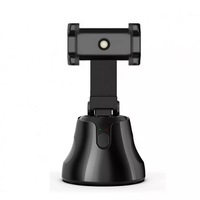 Suport rotativ automat OZ™, pentru telefon cu functie de urmarire automata a miscarii, ideal pentru Vlogging, Video Conferinte, Selfie, negru