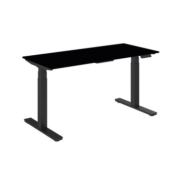 Birou cu Inaltime Reglabila Electric Viva Upgrade, Dual Motor, Afisaj Digital, Functii de Memorare a Inaltimii, Sistem anticoliziune, 120 kg, blat Negru,1600x800x18, cadru Negru Birou cu Inaltime Reglabila Electric Viva Upgrade, Dual Motor, Afisaj Digital, Functii de Memorare a Inaltimii, Sistem anticoliziune, 120 kg, blat Negru,1600x800x18, cadru Negru