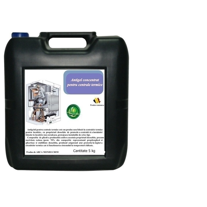 Antigel concentrat pentru centrale Arca Lux, Bidon 5Kg