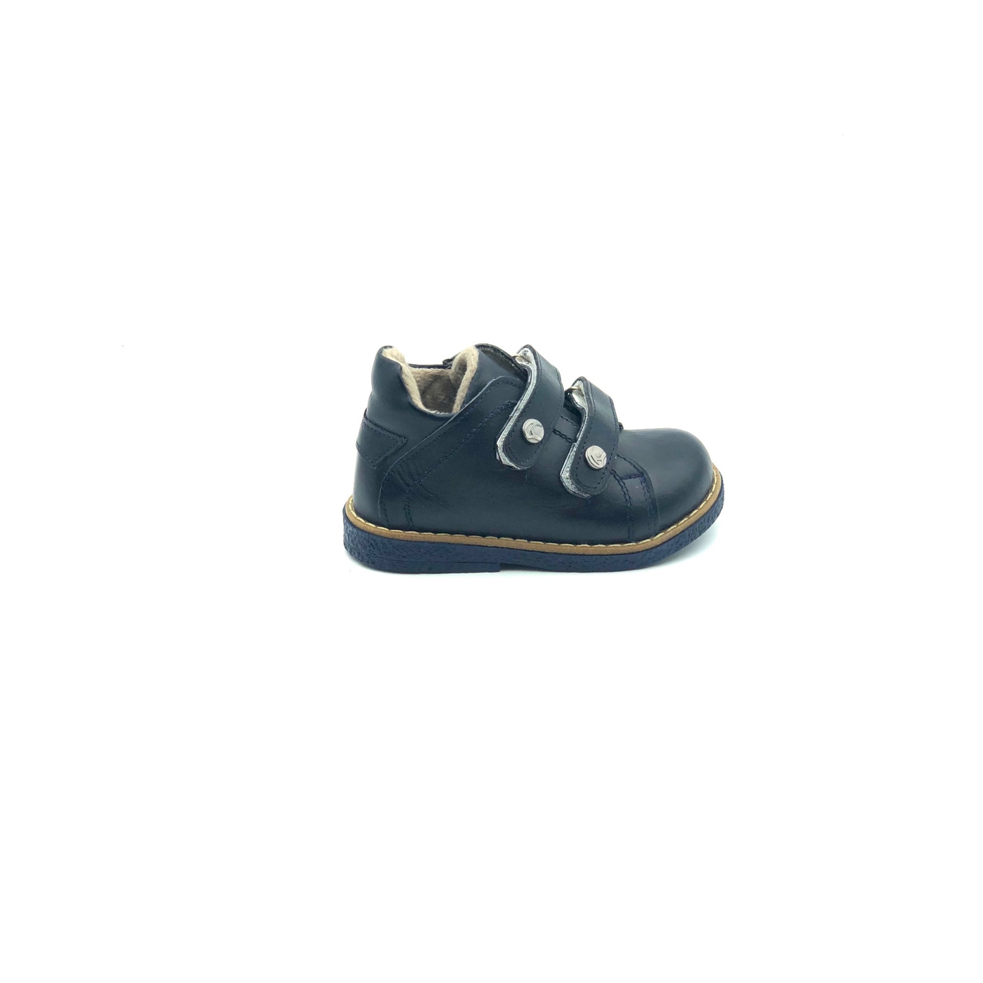 Ghete copii Sibel Bebe EVO1197, ortopedice, piele naturala, imblanite, Bleumarin, numar