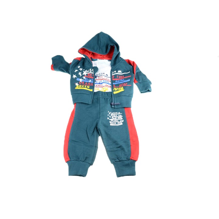 Compleu 3 piese pentru baieti Vitamins MSZ-020-92-cm, Bleumarin 34397