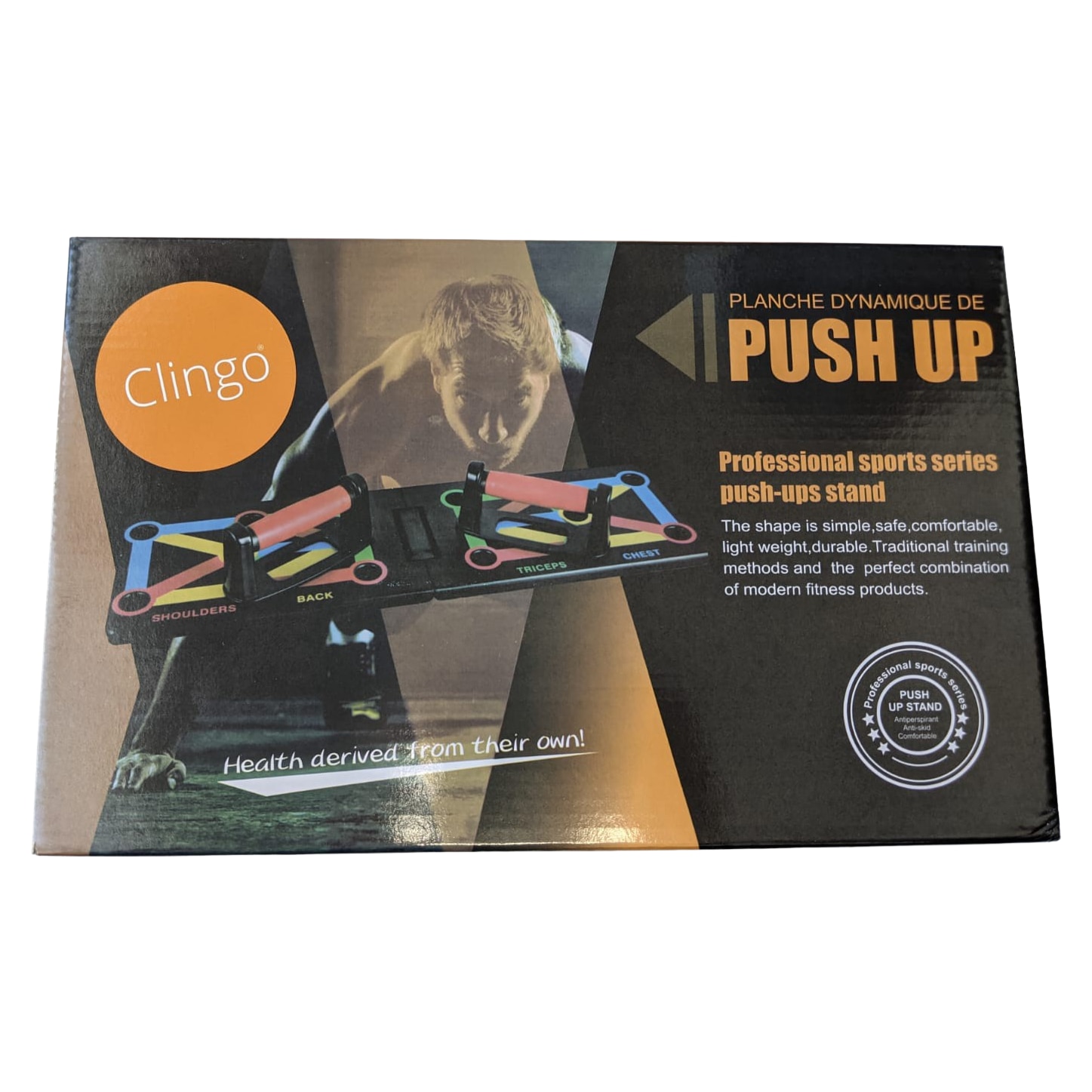 Carte push-up multifonctionnelle portable, entraînement de