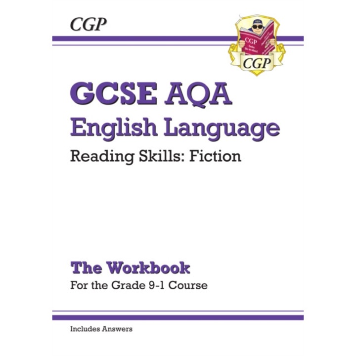 New Grade 9-1 GCSE English Language AQA Reading Skills Workbook: Fiction (includes Answers), Books CGP