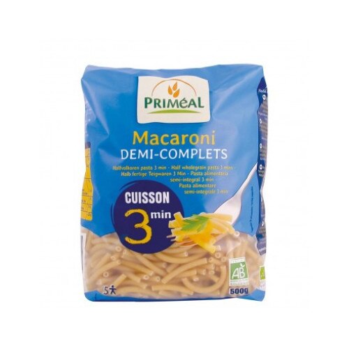 Macaroane semi-integrale cu gatire rapida in 3 min. 500g
