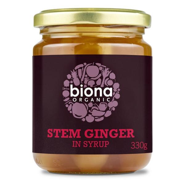 Muguri de ghimbir in sirop, Biona, bio, 330g
