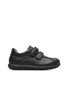 Camper, Pantofi sport de piele cu velcro, Negru, 26 EU Camper, Pantofi sport de piele cu velcro, Negru, 26 EU