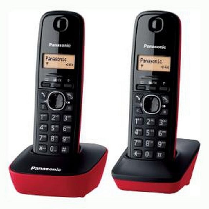 Vezeték Nélküli Telefon Panasonic Corp. KX-TG1612SPR DECT (2 pcs) Negro