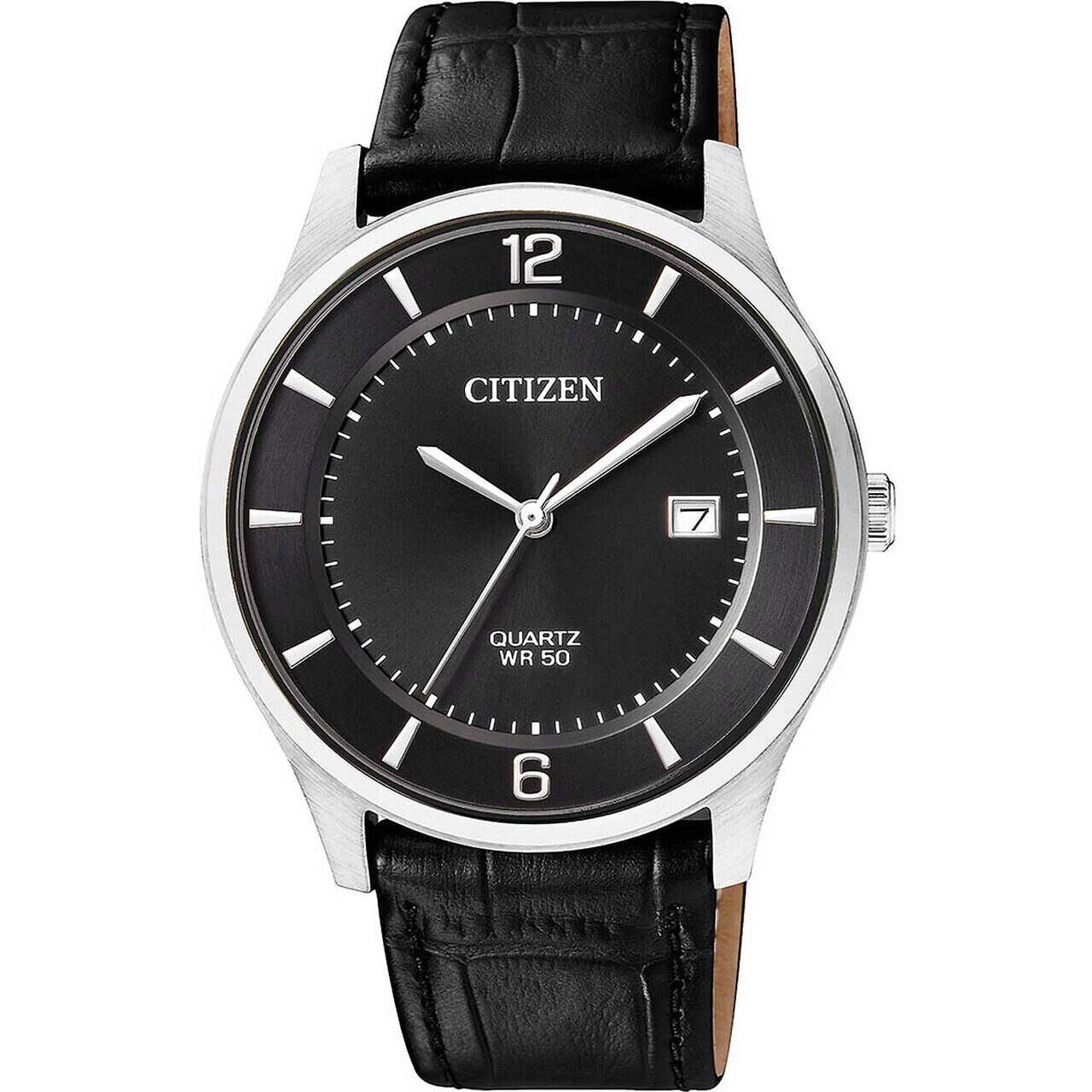 Ceas barbatesc Citizen BD0041-03F, Quartz, 39mm, 5ATM, Argintiu