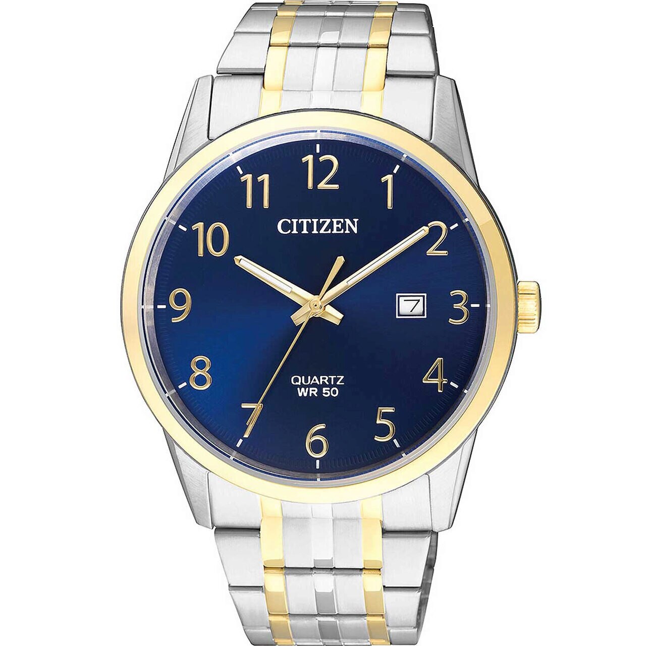 Ceas barbatesc Citizen BI5004-51L, Quartz, 39mm, 5ATM, Argintiu