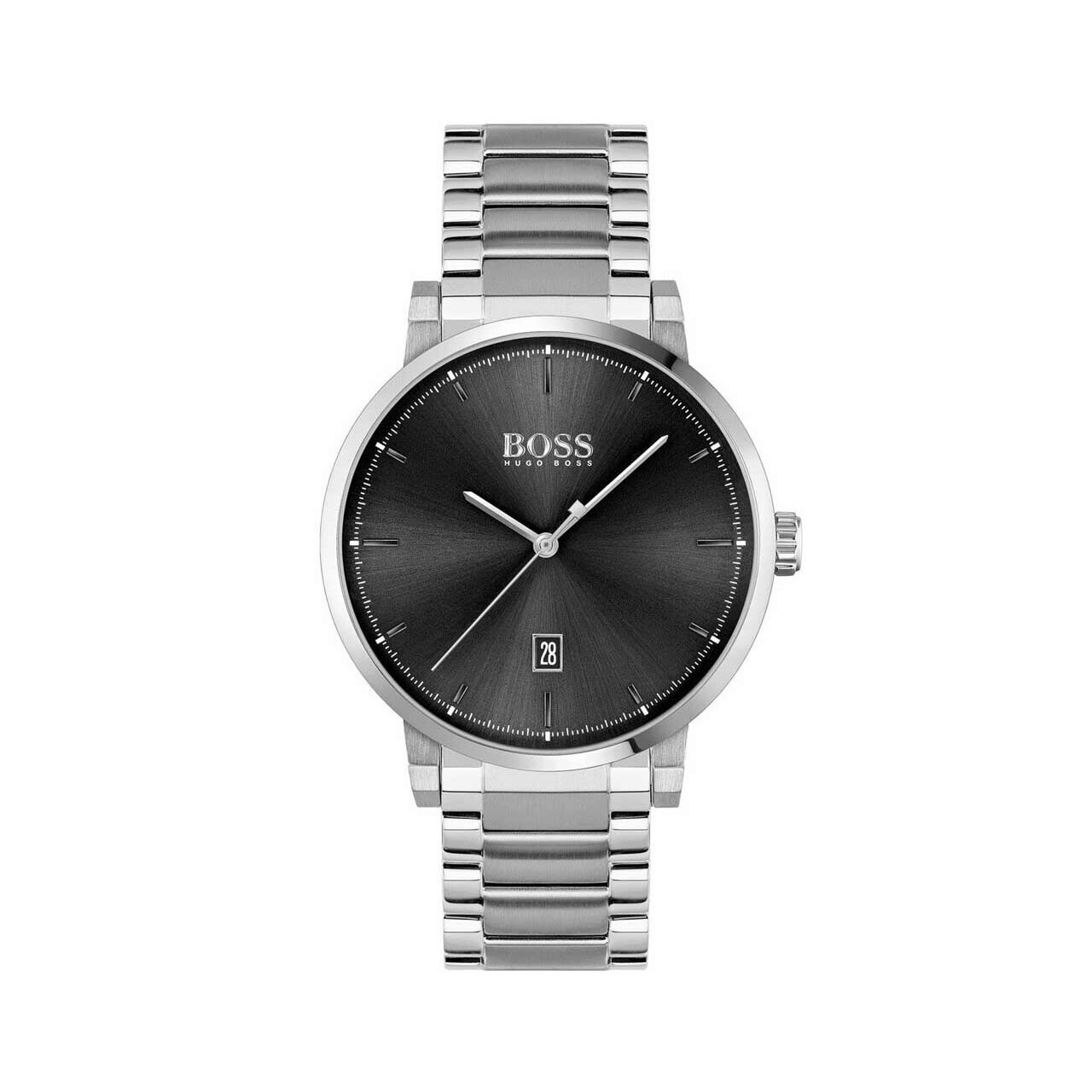 Ceas barbatesc Hugo Boss 1513792, Quartz, 42mm, 3ATM, Argintiu