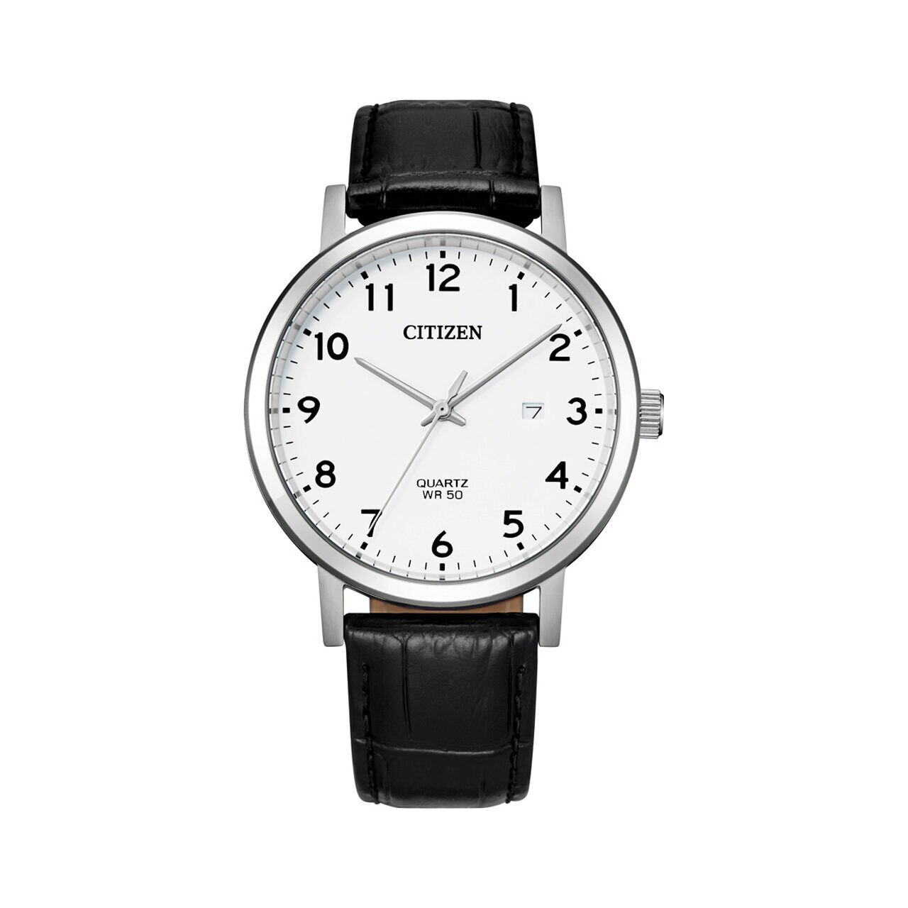 Ceas barbatesc Citizen BI5070-06A, Quartz, 41mm, 5ATM, Argintiu