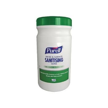 Servetele dezinfectante PURELL pentru maini si suprafete, 200 buc/cutie Servetele dezinfectante PURELL pentru maini si suprafete, 200 buc/cutie