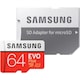 Card de memorie Samsung MicroSDXC EVO Plus, 64GB, UHS-1 (U1), (2020), Clasa 10 + Adaptor SD