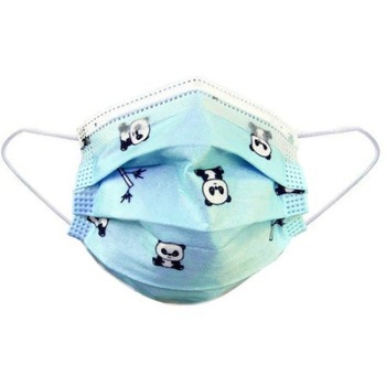 Set 50 Masti Copii, de Unica Folosinta, 3 pliuri, 3 straturi, cu Clema fixare nas, model Albastru Set 50 Masti Copii, de Unica Folosinta, 3 pliuri, 3 straturi, cu Clema fixare nas, model Albastru