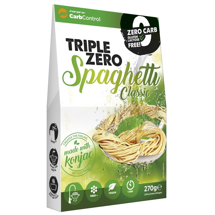 Forpro Zero kalóriás tészta, spaghetti, 270 g