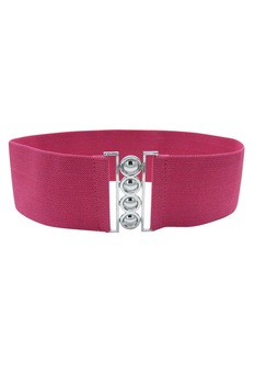 Curea dama, elastica, pink cu catarama argintie, ZB0003 Curea dama, elastica, pink cu catarama argintie, ZB0003