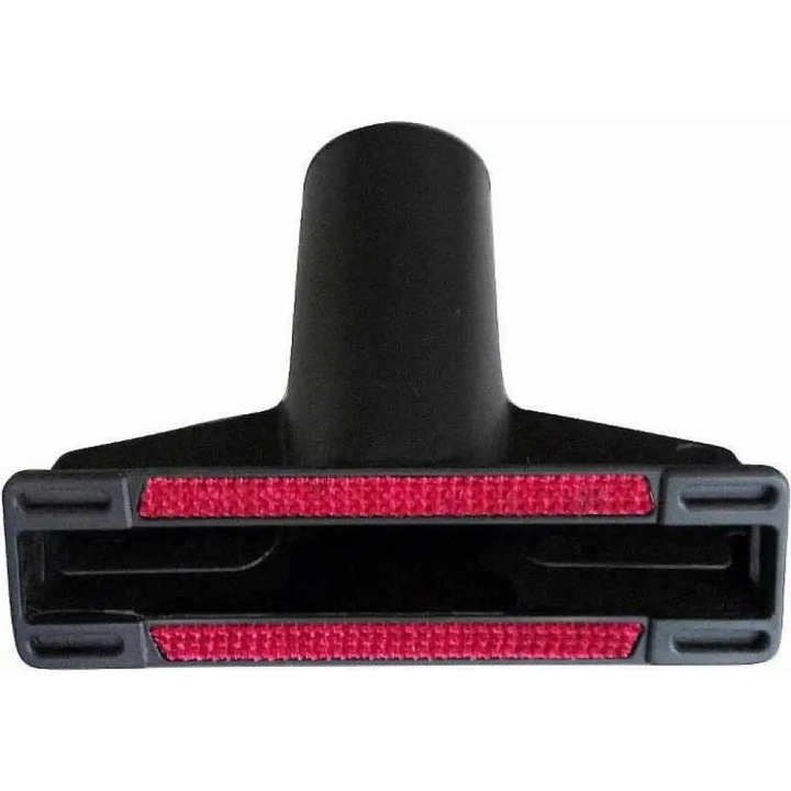 Varf mic cu catifea NITEC, Plastic, cod M99, diametru 35 mm, Negru/Rosu