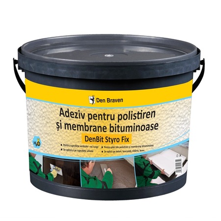 Adeziv Pentru Polistiren Si Membrane Bituminoase Denbit Styro Fix 10 Kg Emag Ro