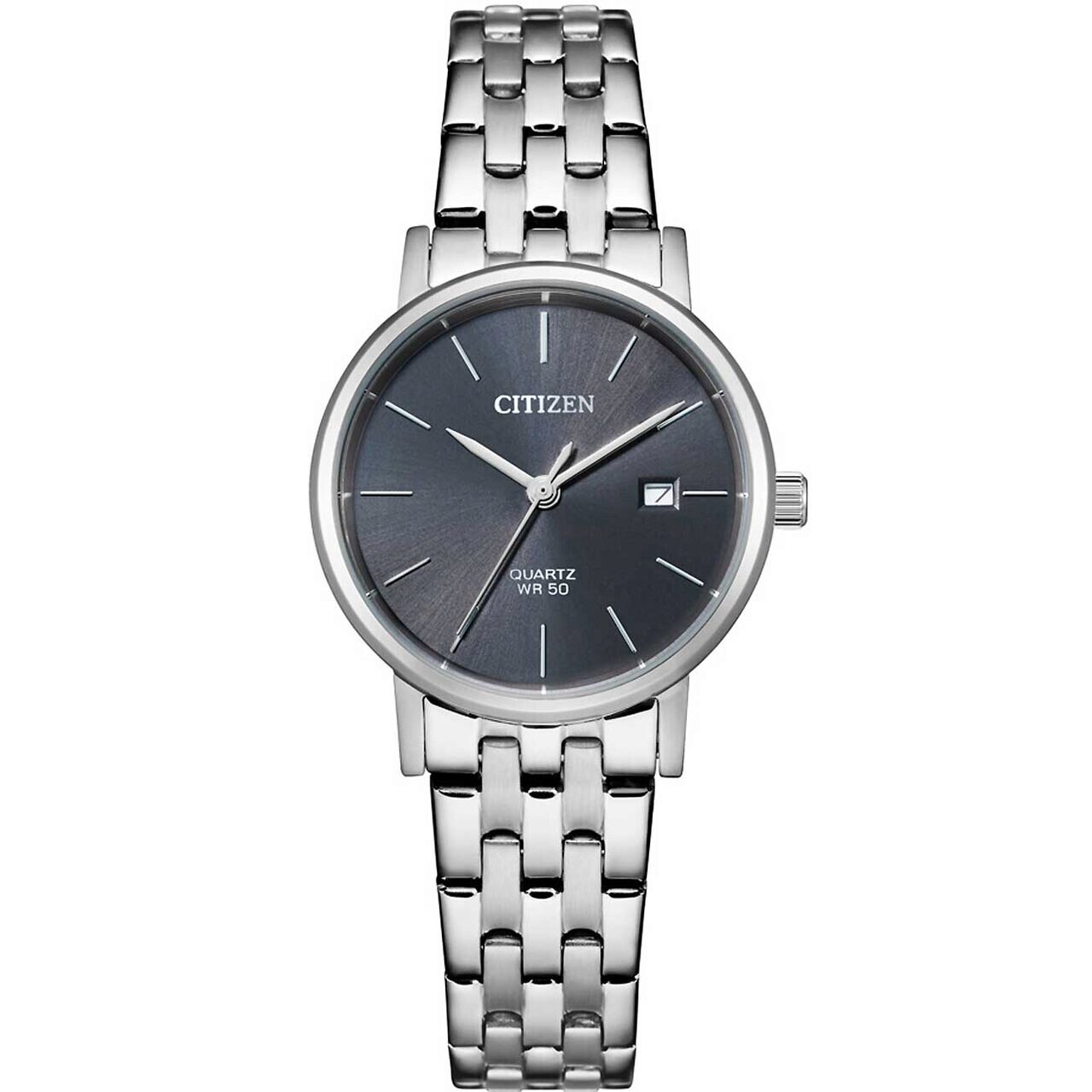 Ceas de dama Citizen EU6090-54H, Quartz, 26mm, 5ATM, Argintiu