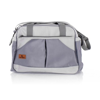 Geanta Lorelli Compartimentata pentru Accesoriile Bebelusului Sandra, Light & Dark Grey Geanta Lorelli Compartimentata pentru Accesoriile Bebelusului Sandra, Light & Dark Grey