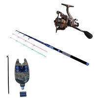 Set lanseta feeder telescopica Diamant alb Travel Feeder 3.9 m, mulineta YU 4000, senzor si suport, putere de aruncare 60-120 g