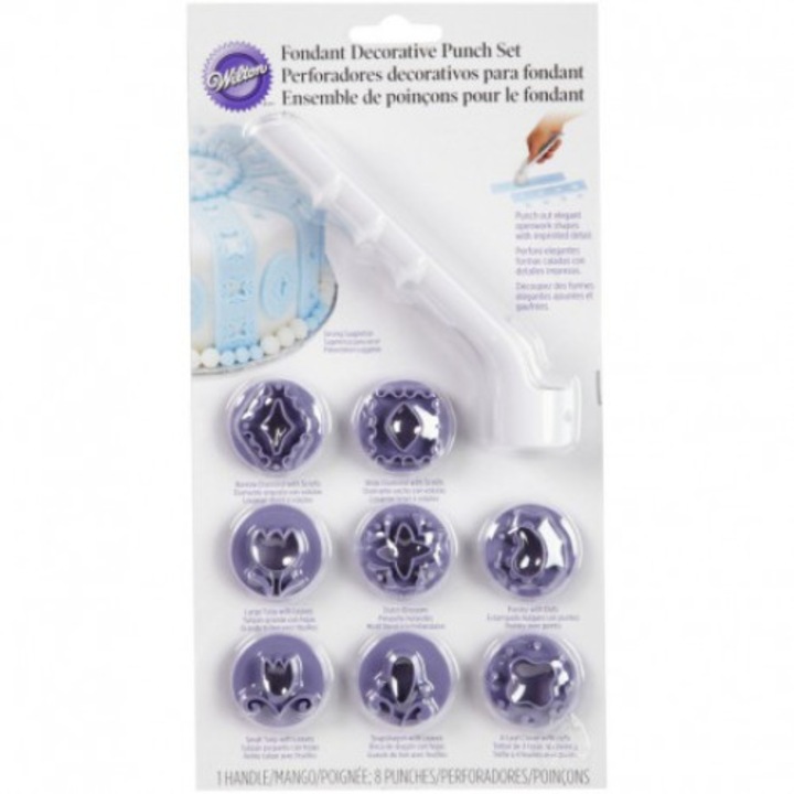 Set decupator pentru fondant, 9 buc Wilton