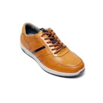 Pantofi barbati din piele naturala, captuseala lana merino 4517, Galben mustar Pantofi barbati din piele naturala, captuseala lana merino 4517, Galben mustar