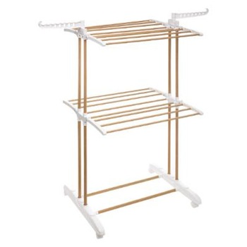 Uscator de rufe efect lemn, 71x64x145 cm, spatiu dedicat lenjerie, JJA 164626 Uscator de rufe efect lemn, 71x64x145 cm, spatiu dedicat lenjerie, JJA 164626