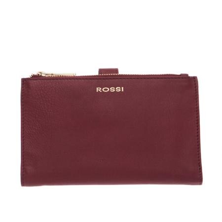 Portofel Rossi, RSL25126, Rosu, Piele naturala