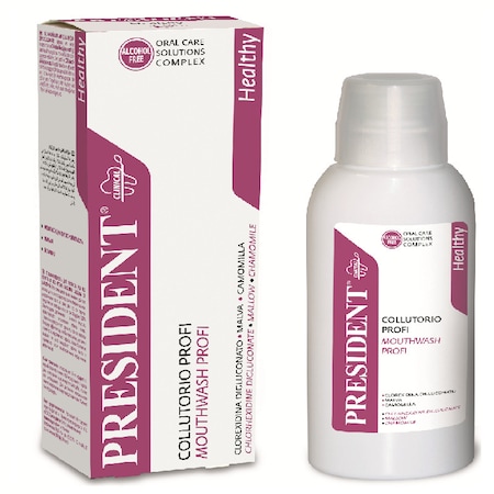 Apa de gura Clorhexidina 0,2 % actiune antibacteriana PresiDent Antibacterial 200ml made in Italy