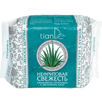 Absorbante zilnice Nephrite Freshness cu adaos de Aloe, TianDe, 20 buc Absorbante zilnice Nephrite Freshness cu adaos de Aloe, TianDe, 20 buc