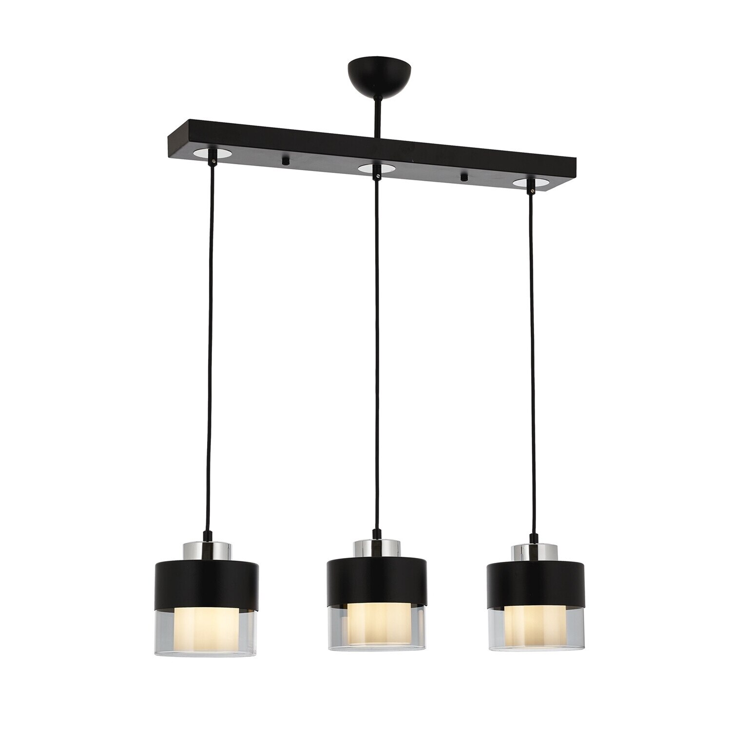 Lustra Avonni AV-4288-3Y-BSY, 3x 60 W ,E27, Negru