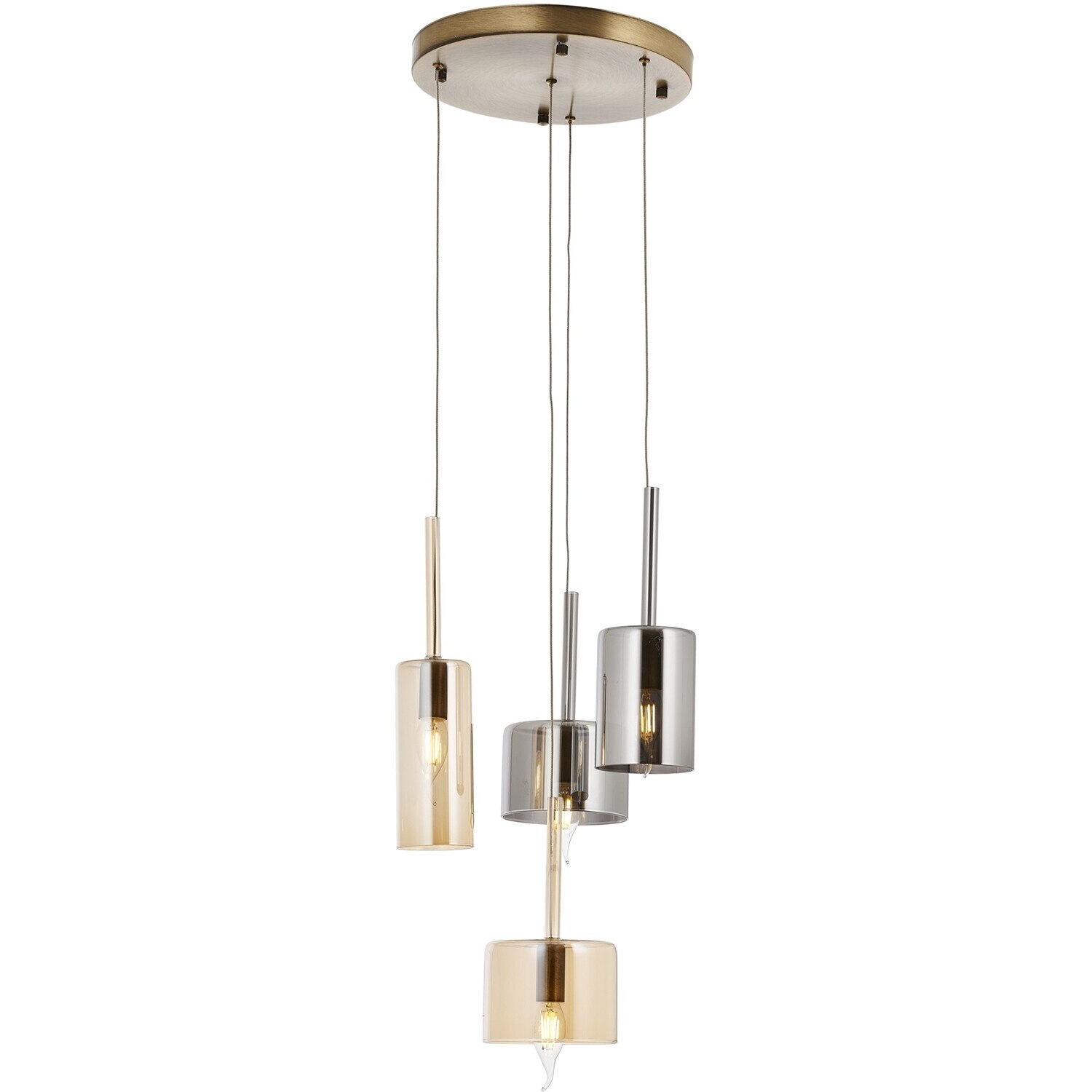 Lustra Avonni AV-1675-4ET-BF, 4x 40 W ,E14, Antique